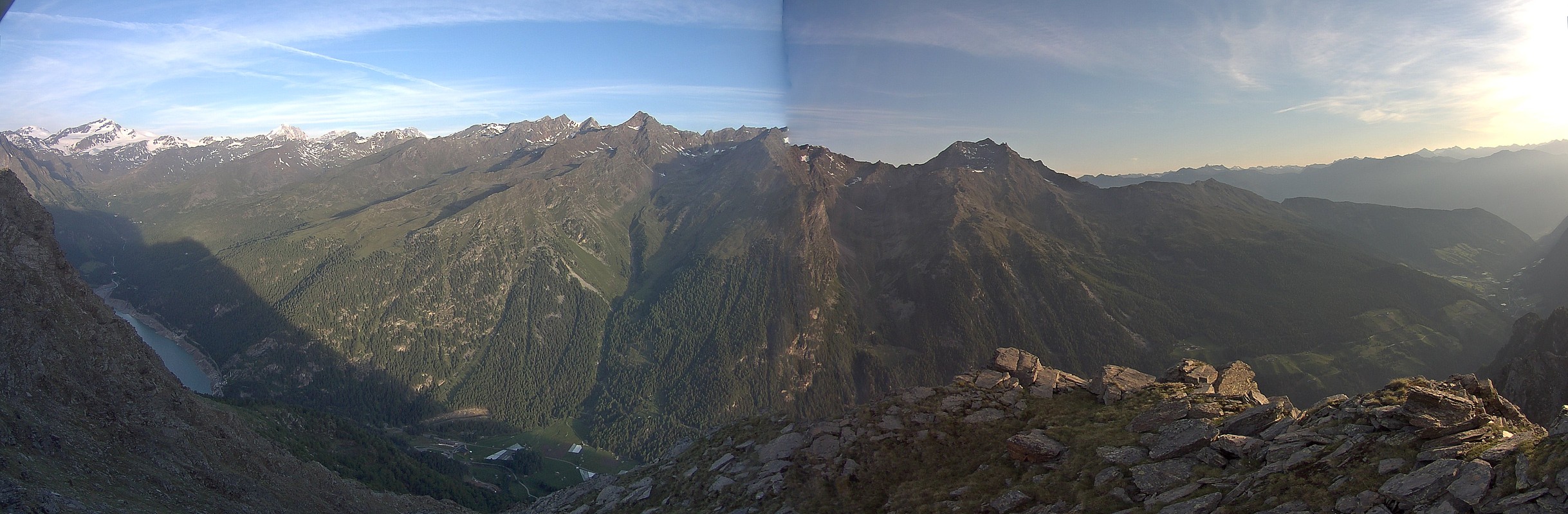 Archiv Foto Webcam Martelltal: Blick Zufrittsee