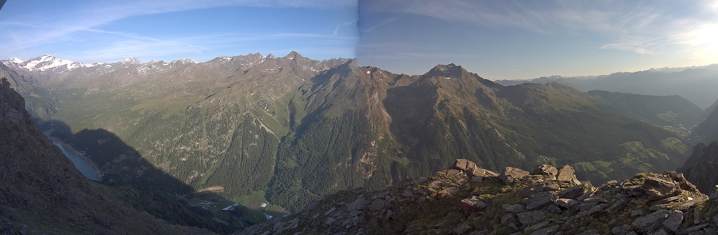 Archiv Foto Webcam Martelltal: Blick Zufrittsee
