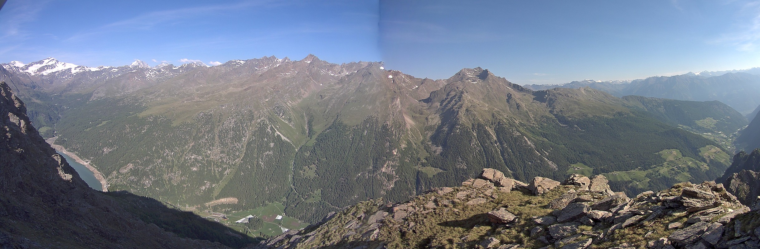 Archiv Foto Webcam Martelltal: Blick Zufrittsee