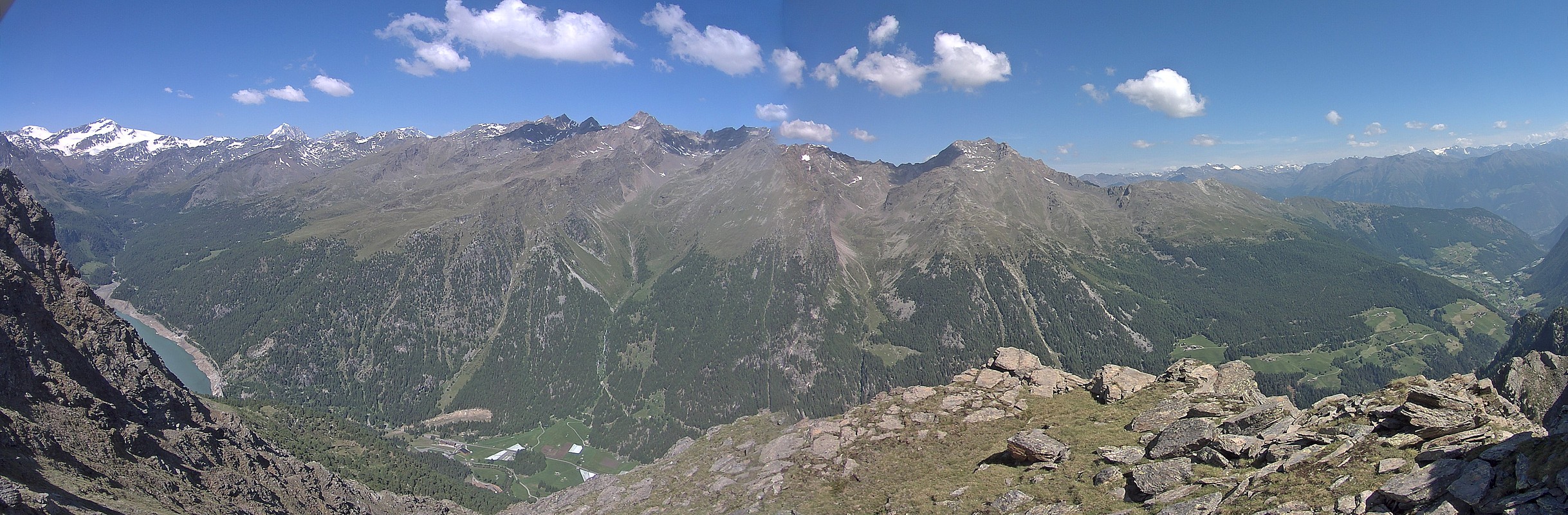 Archiv Foto Webcam Martelltal: Blick Zufrittsee