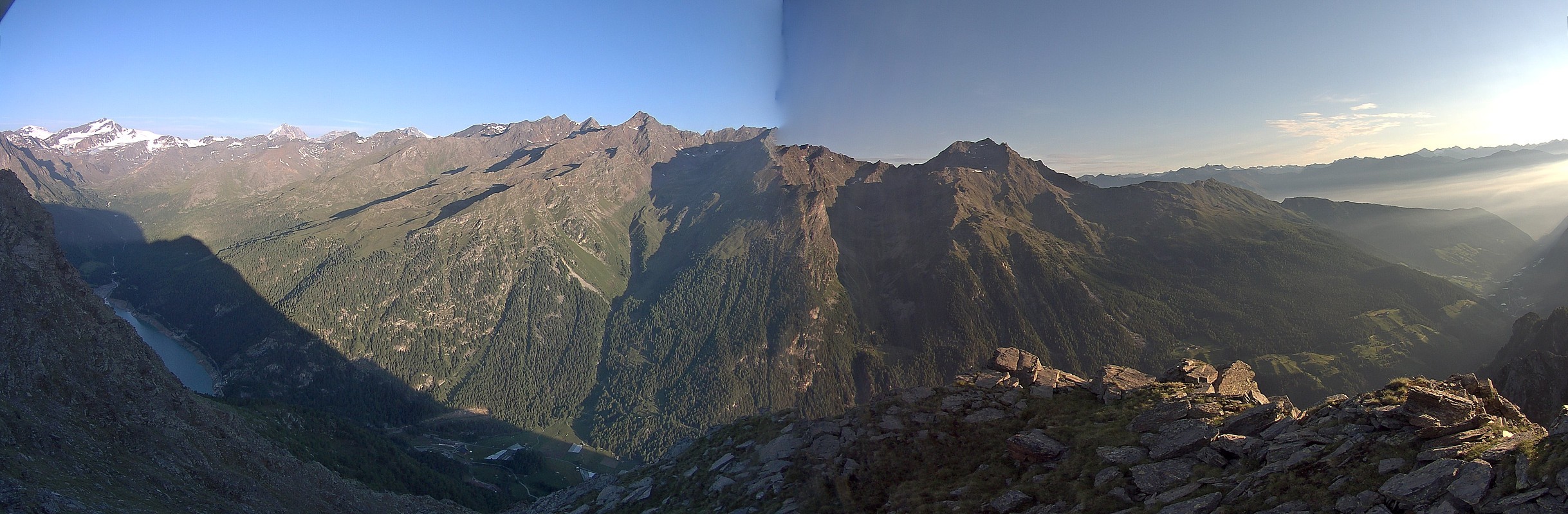 Archiv Foto Webcam Martelltal: Blick Zufrittsee