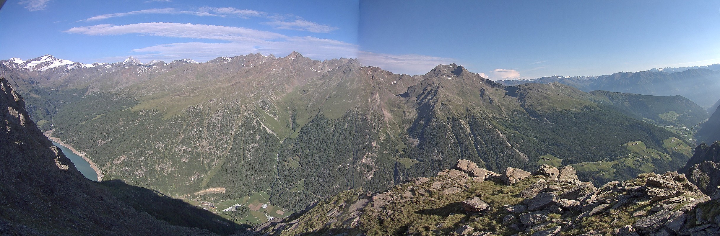Archiv Foto Webcam Martelltal: Blick Zufrittsee