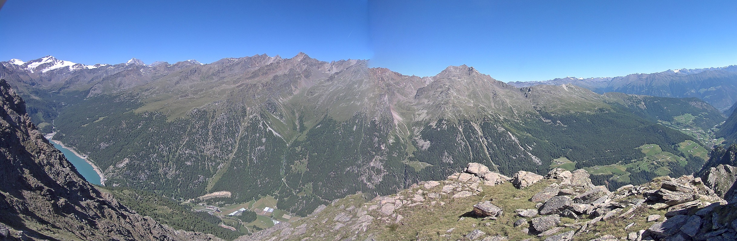 Archiv Foto Webcam Martelltal: Blick Zufrittsee