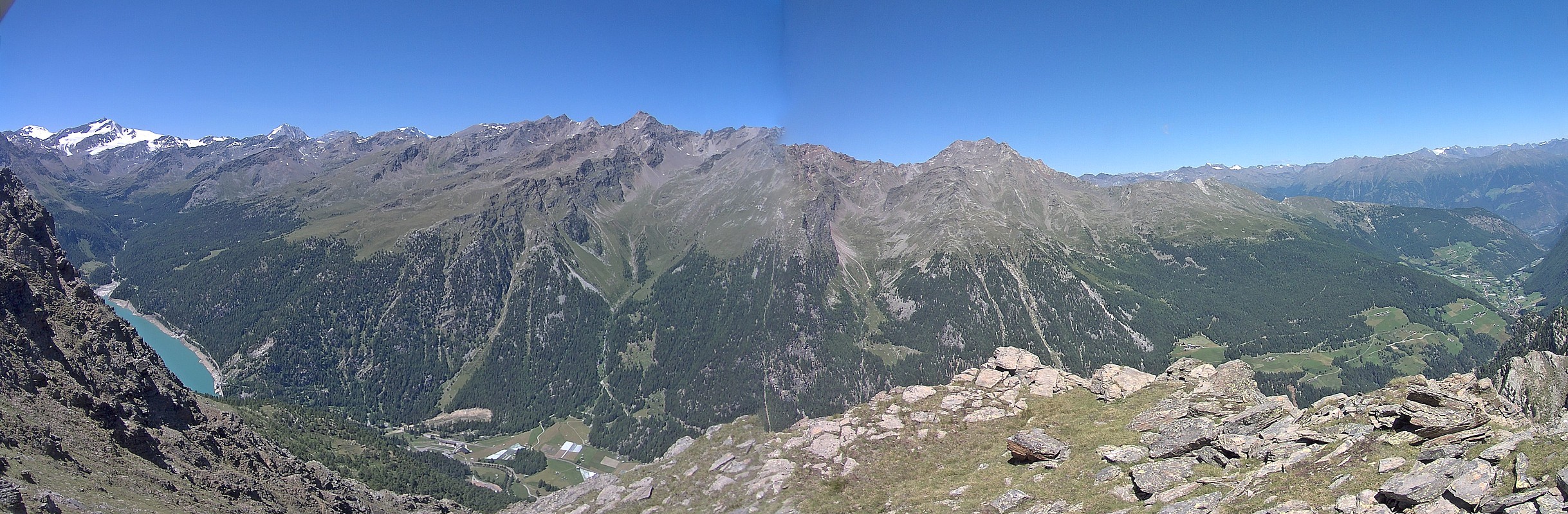 Archiv Foto Webcam Martelltal: Blick Zufrittsee