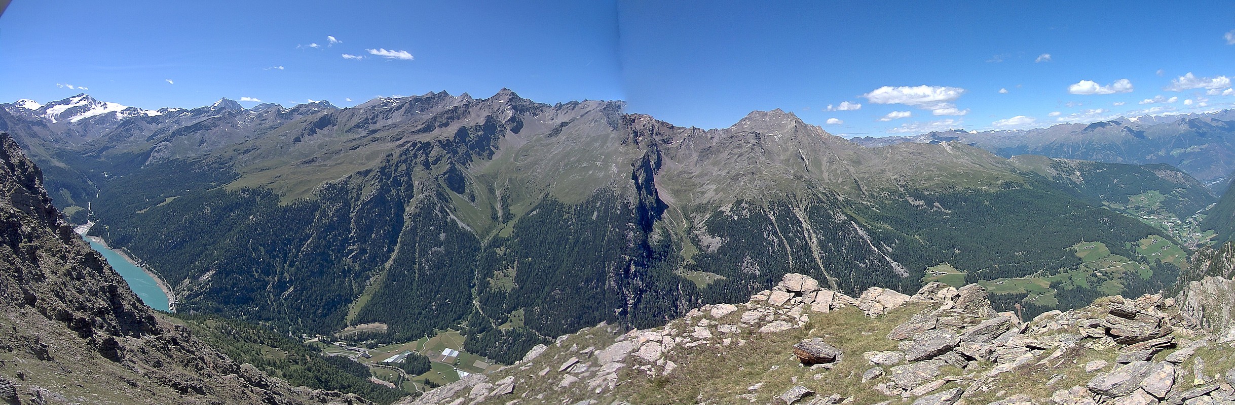 Archiv Foto Webcam Martelltal: Blick Zufrittsee