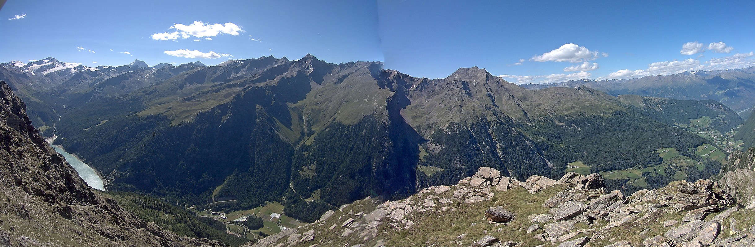 Archiv Foto Webcam Martelltal: Blick Zufrittsee