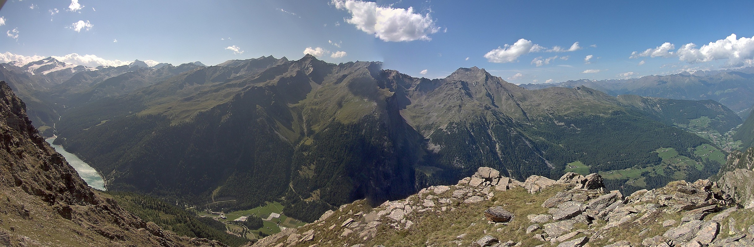 Archiv Foto Webcam Martelltal: Blick Zufrittsee