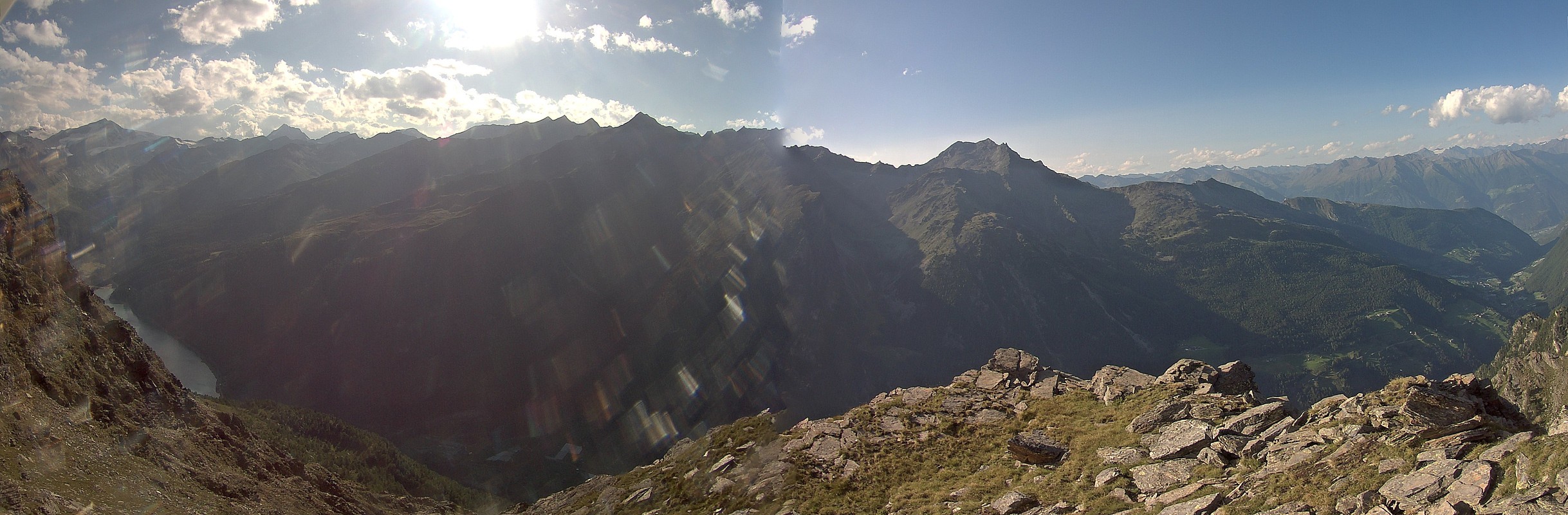 Archiv Foto Webcam Martelltal: Blick Zufrittsee
