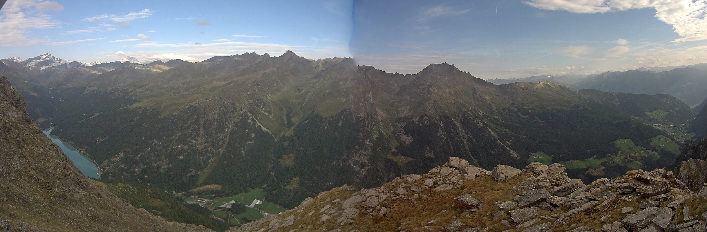 Archiv Foto Webcam Martelltal: Blick Zufrittsee