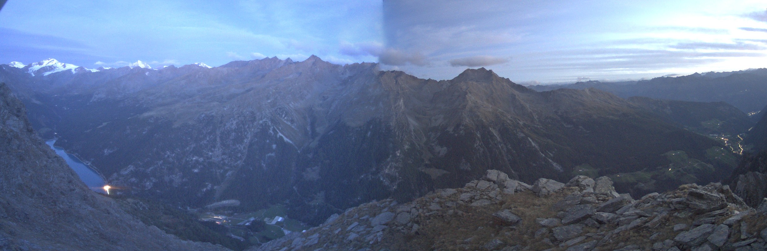 Archiv Foto Webcam Martelltal: Blick Zufrittsee
