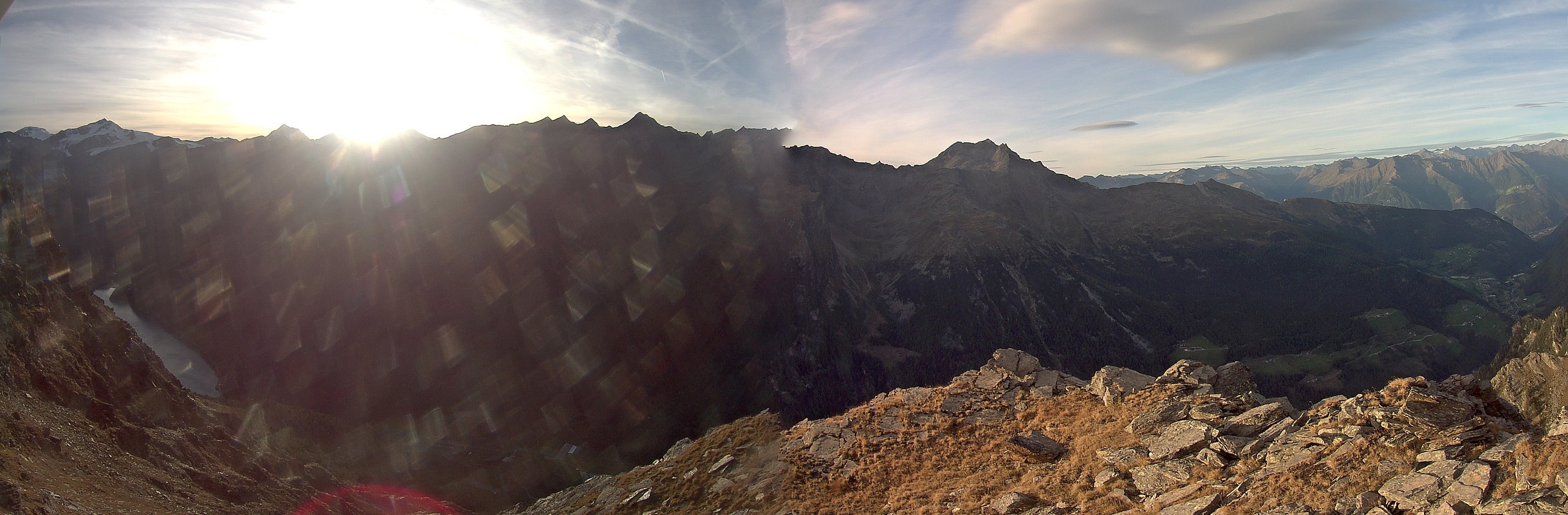Archiv Foto Webcam Martelltal: Blick Zufrittsee