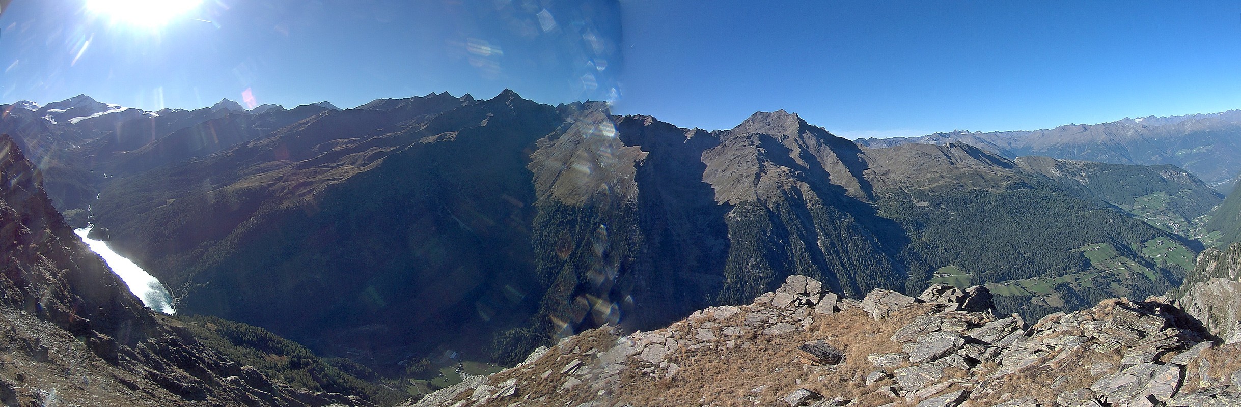 Archiv Foto Webcam Martelltal: Blick Zufrittsee