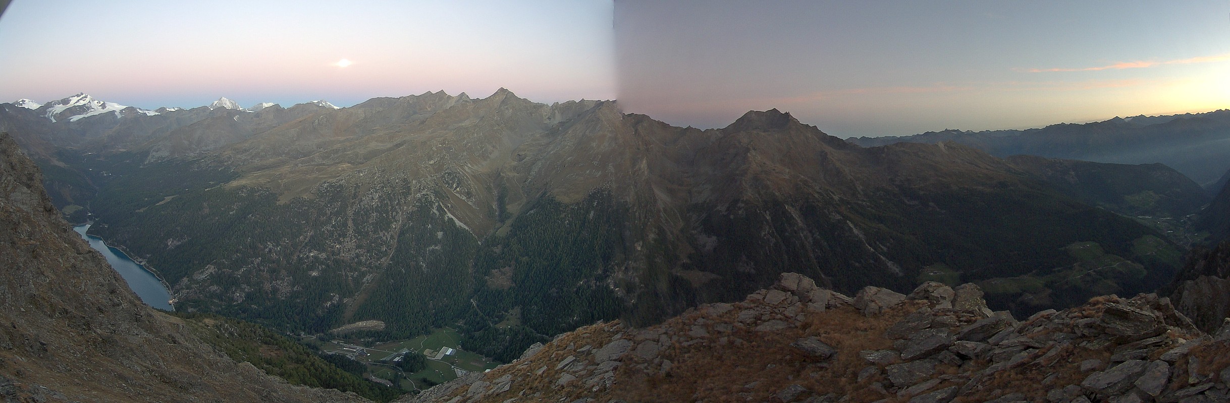 Archiv Foto Webcam Martelltal: Blick Zufrittsee