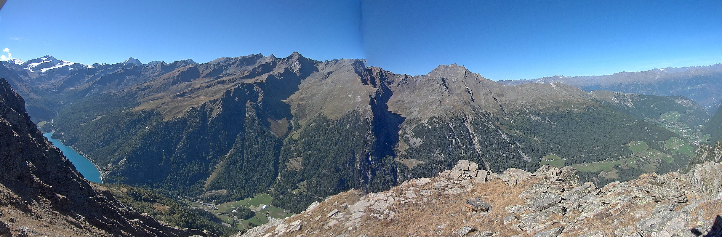 Archiv Foto Webcam Martelltal: Blick Zufrittsee