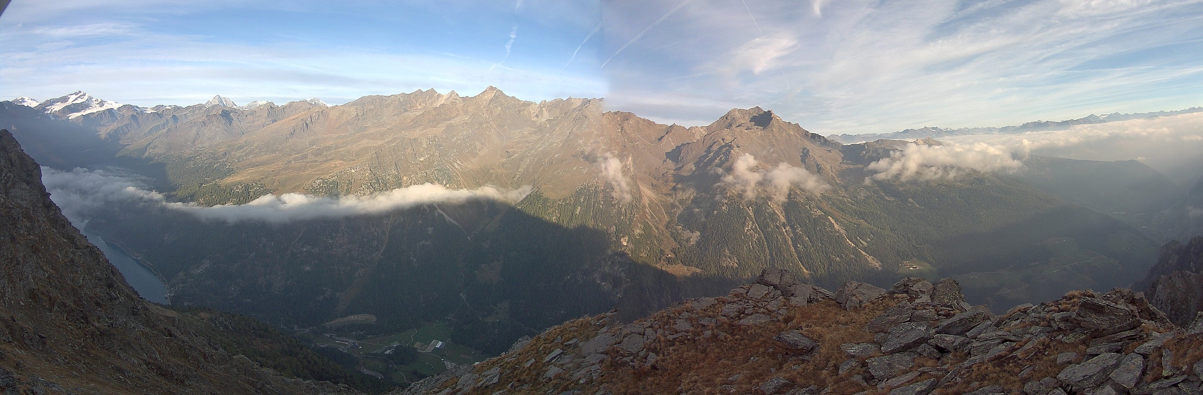 Archiv Foto Webcam Martelltal: Blick Zufrittsee