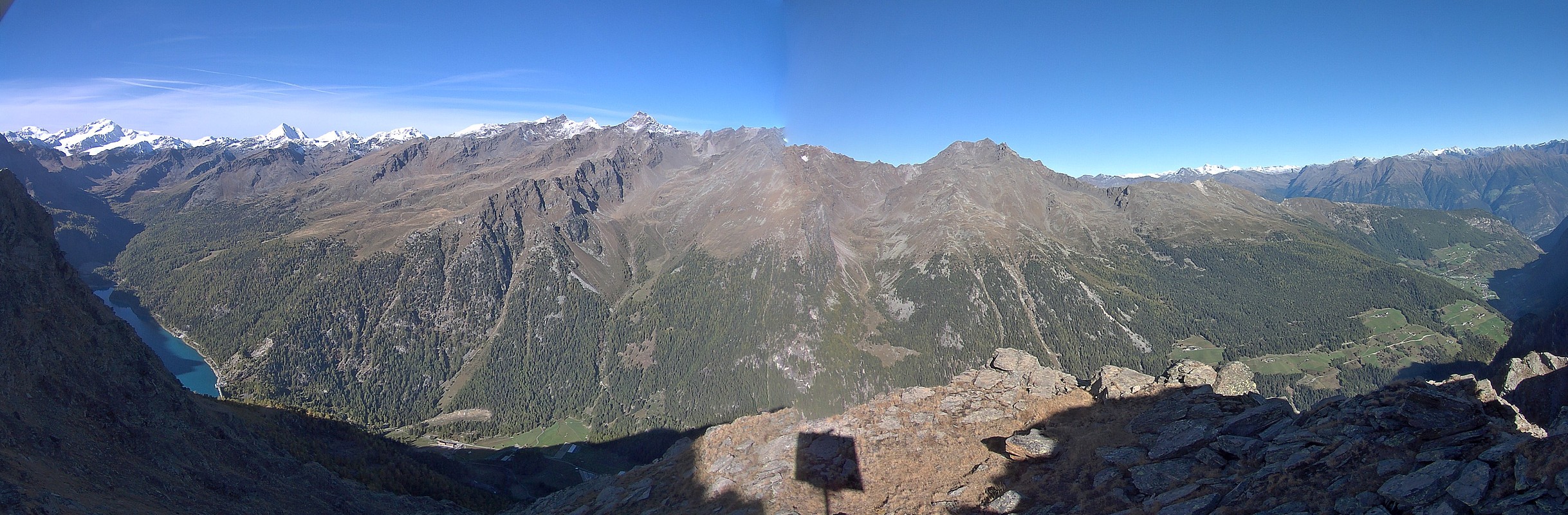 Archiv Foto Webcam Martelltal: Blick Zufrittsee