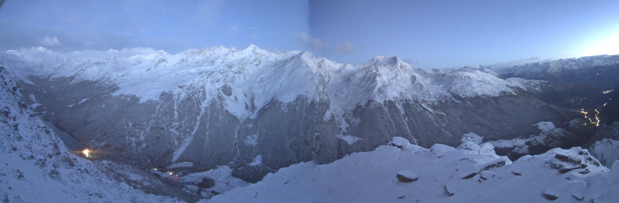 Archiv Foto Webcam Martelltal: Blick Zufrittsee