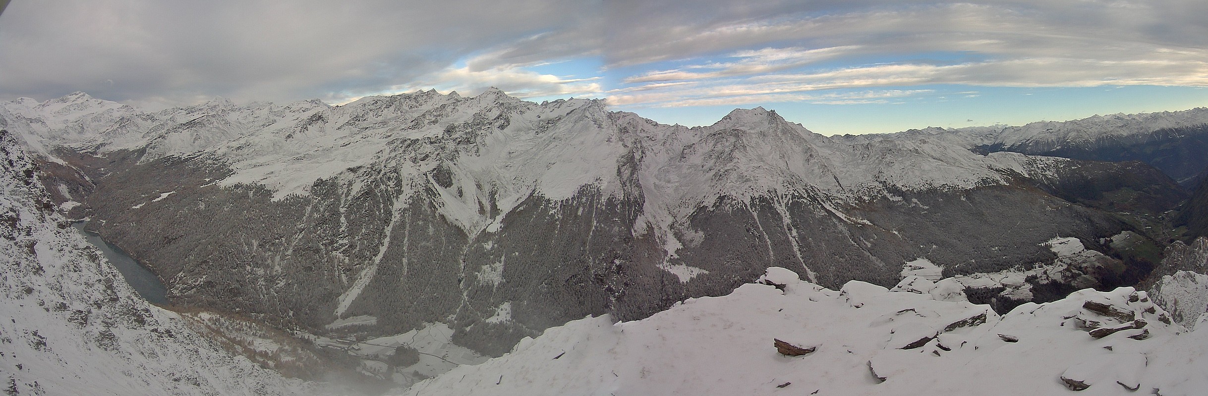 Archiv Foto Webcam Martelltal: Blick Zufrittsee