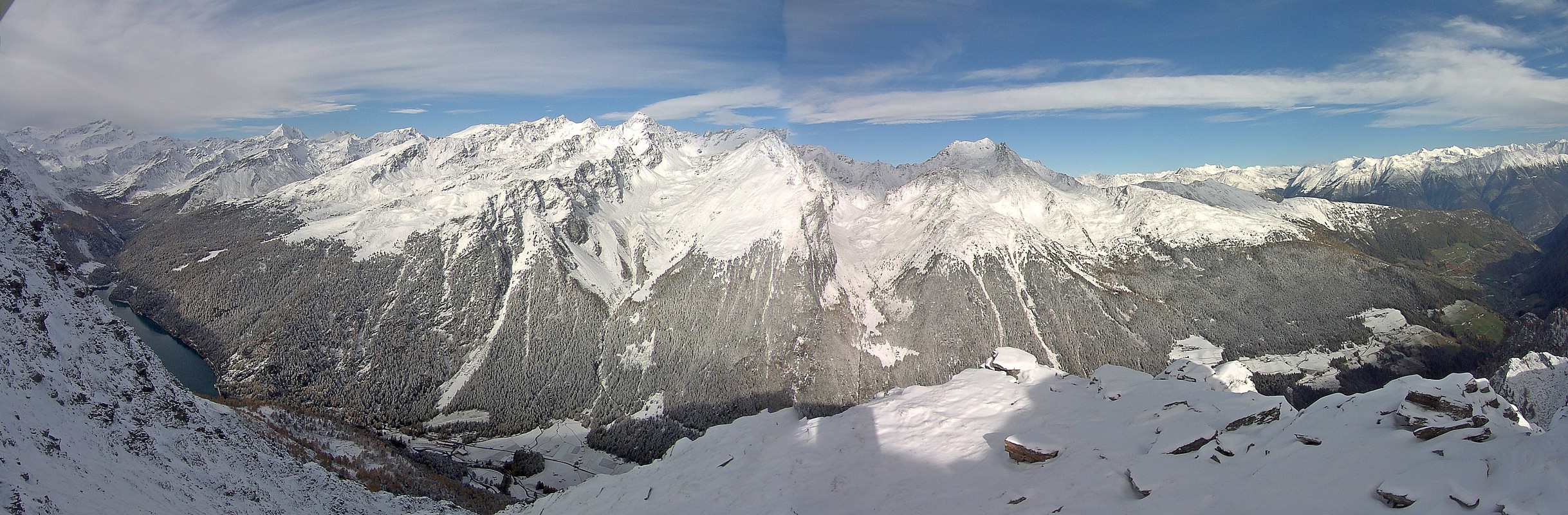 Archiv Foto Webcam Martelltal: Blick Zufrittsee