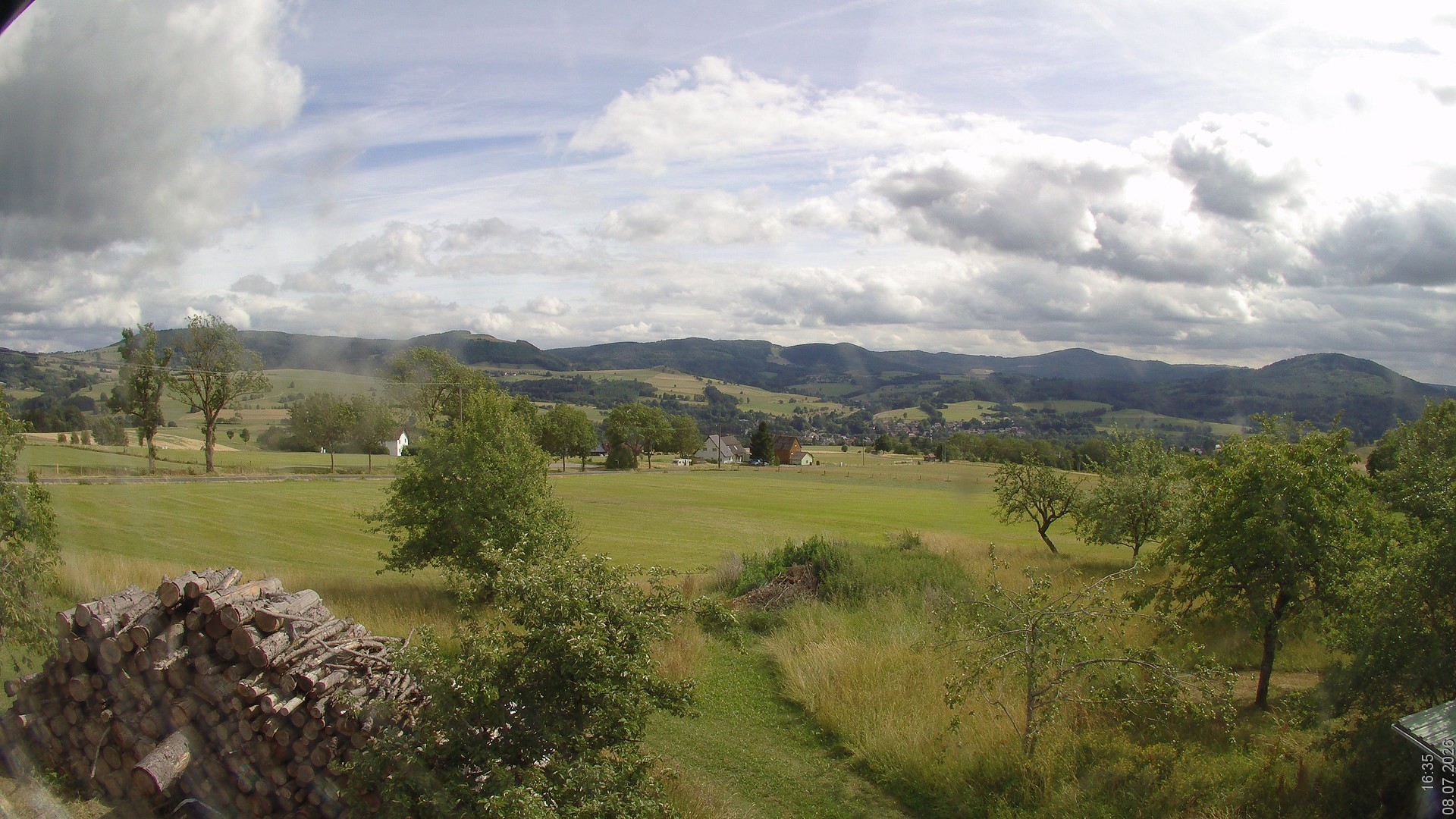 Archived image Webcam Gersfeld - Simmelsberg