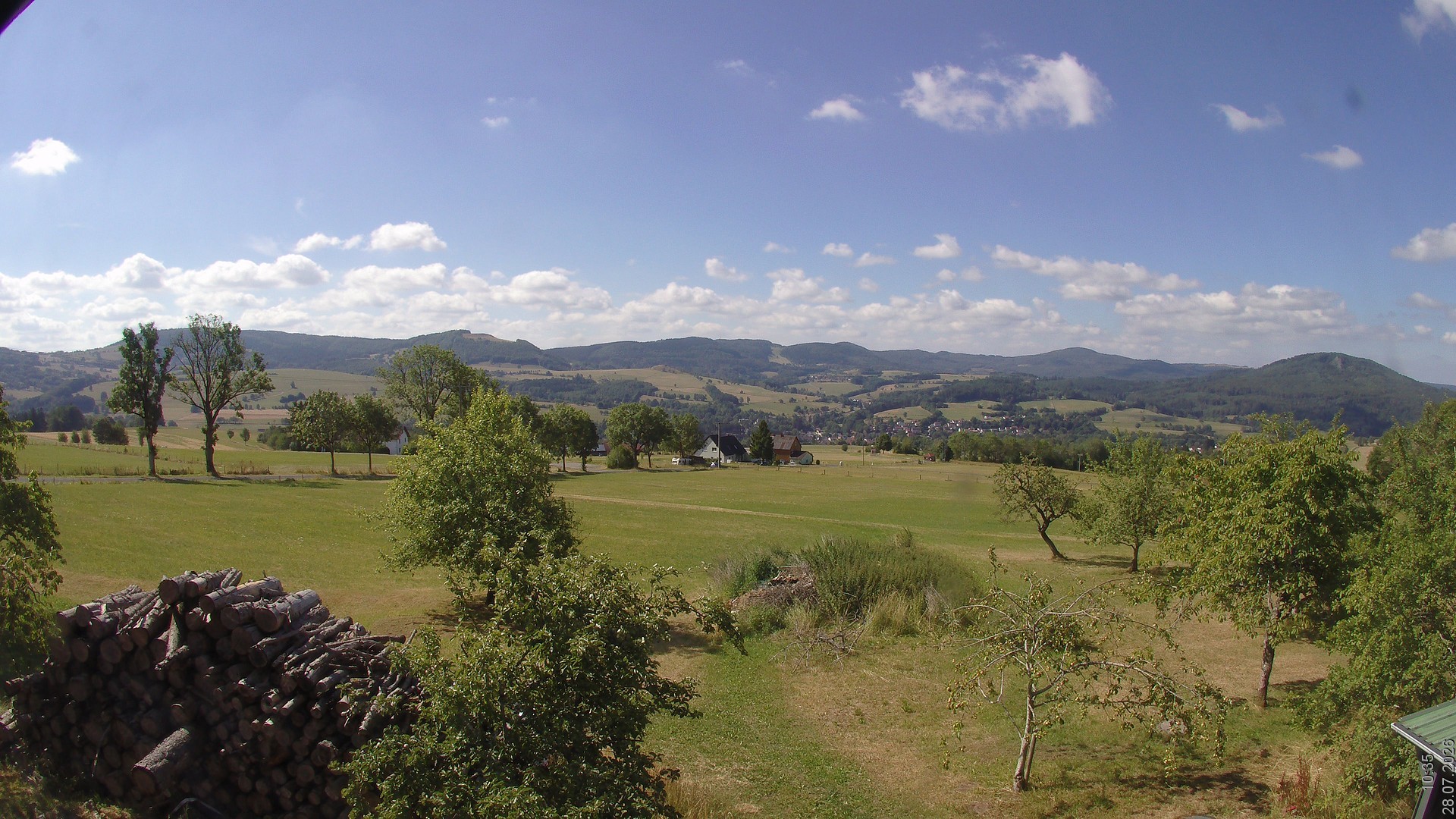 Archiv Foto Webcam Bauer-Albert-Blick - Simmelsberg