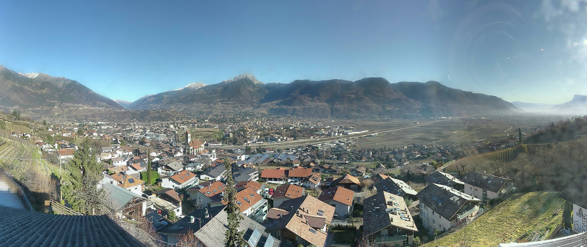 Archiv Foto Webcam Marling - Panorama