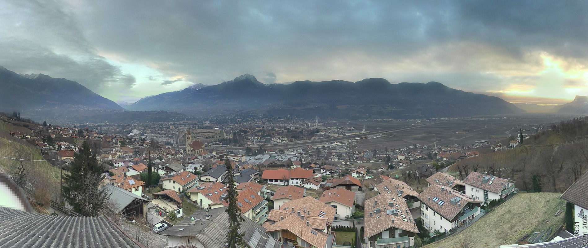 Archiv Foto Webcam Marling - Panorama