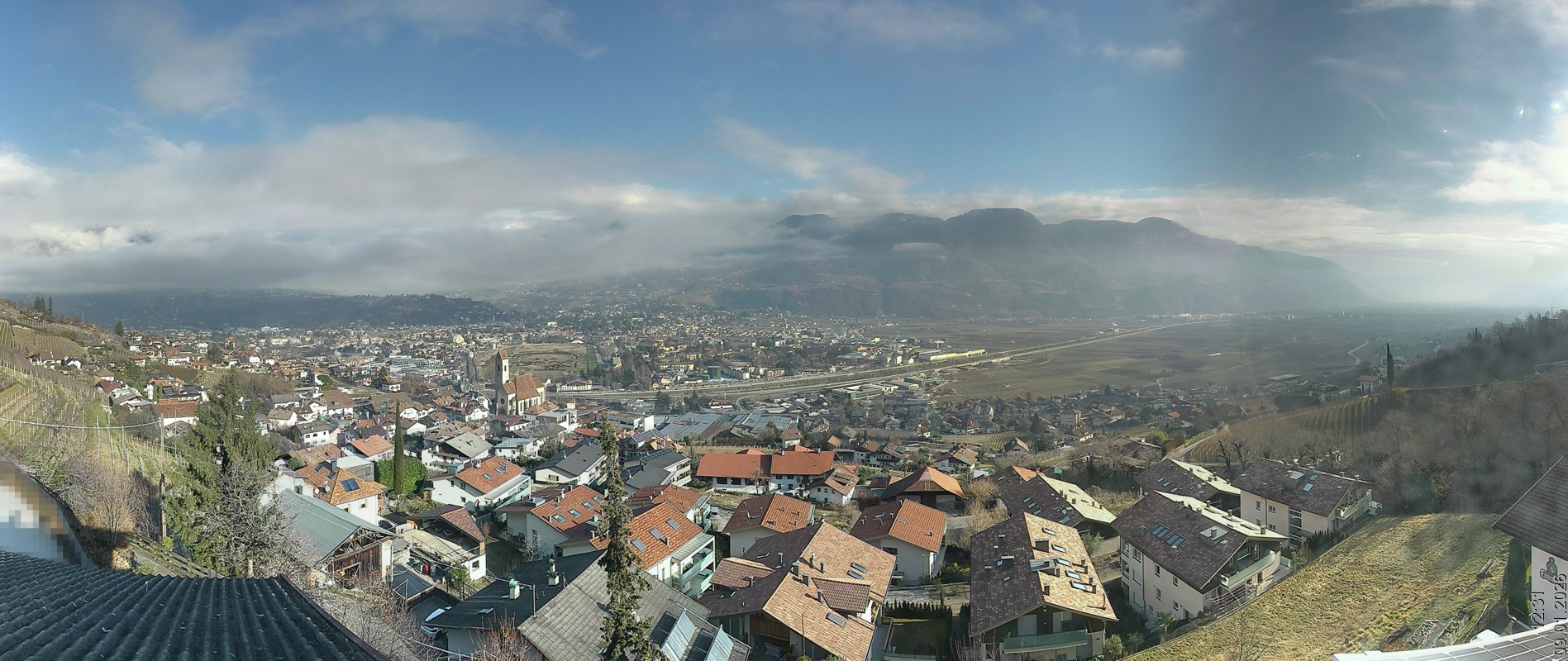 Archiv Foto Webcam Marling - Panorama