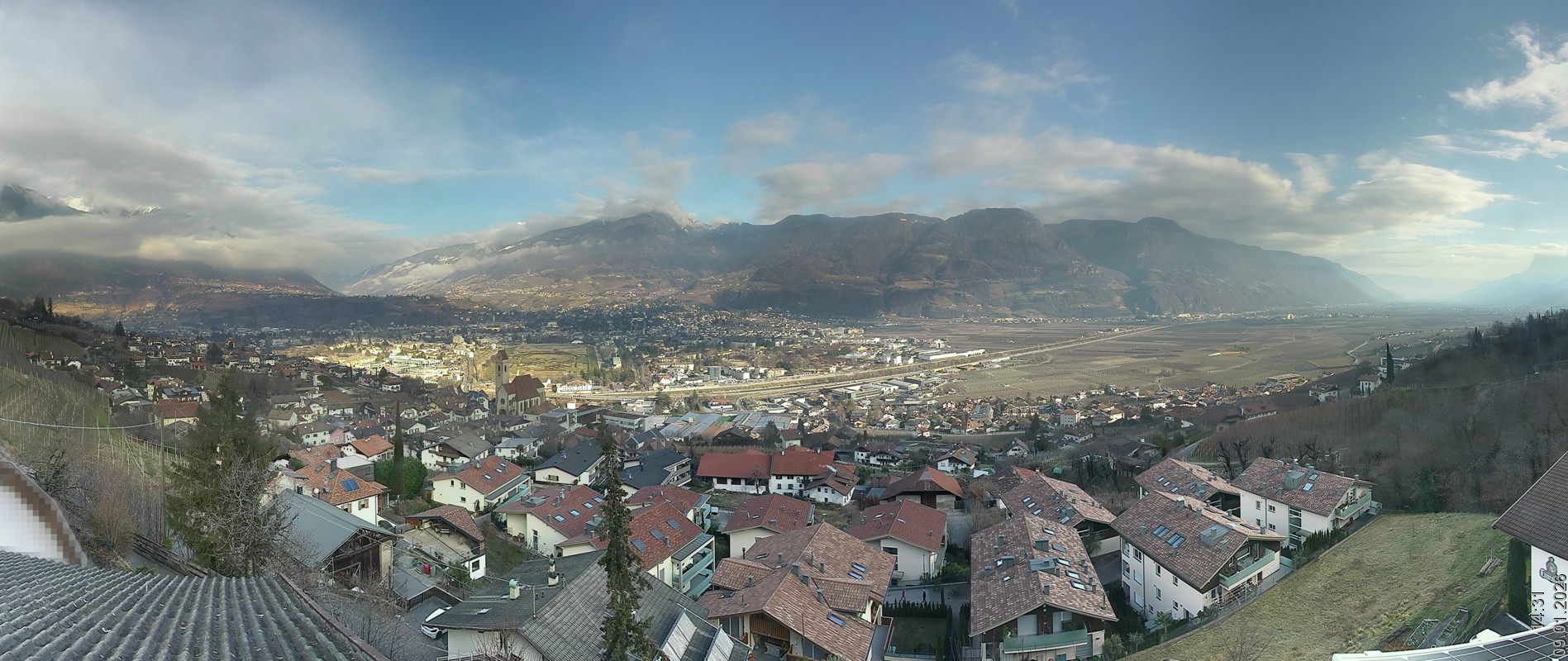 Archiv Foto Webcam Marling - Panorama