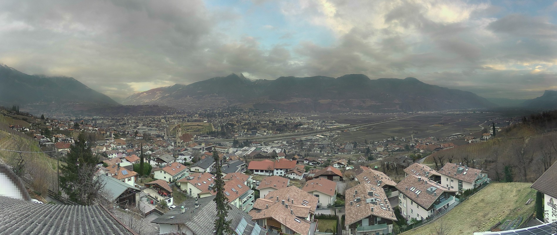 Archiv Foto Webcam Marling - Panorama