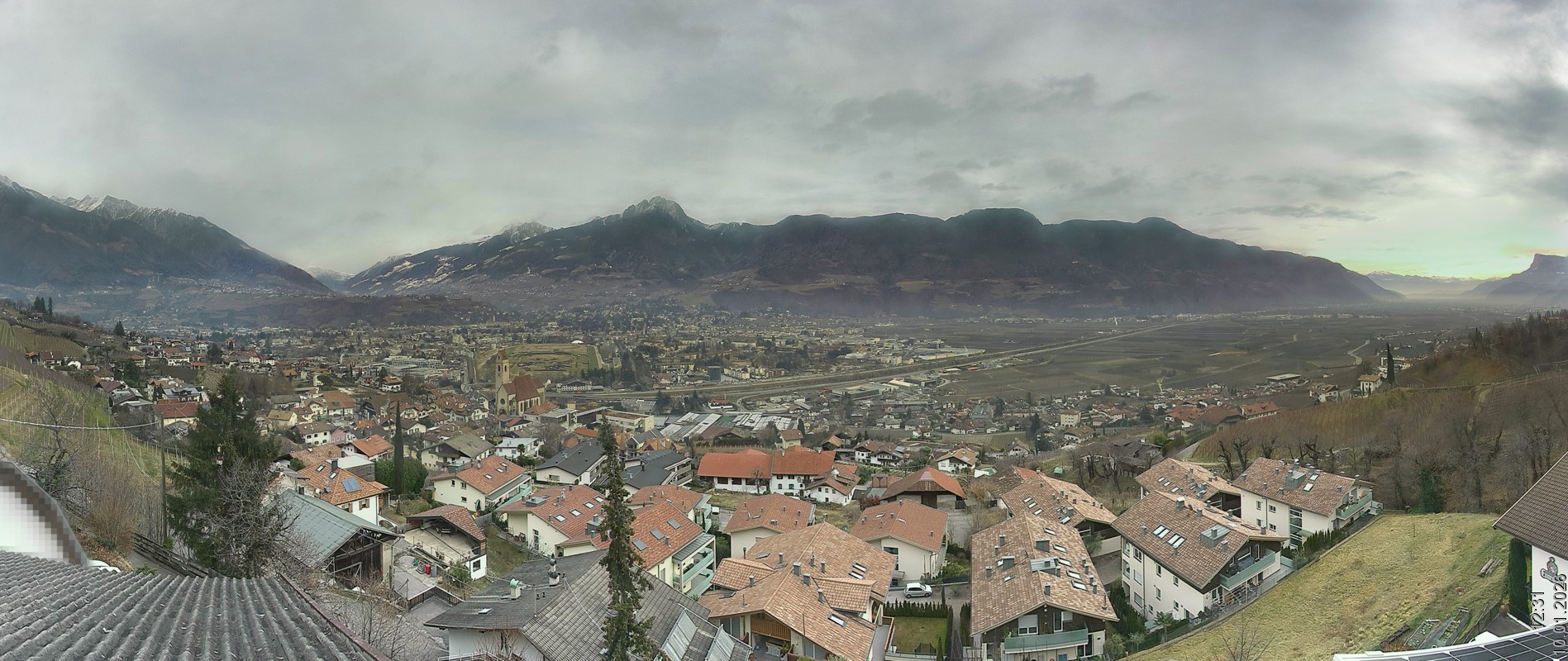 Archiv Foto Webcam Marling - Panorama