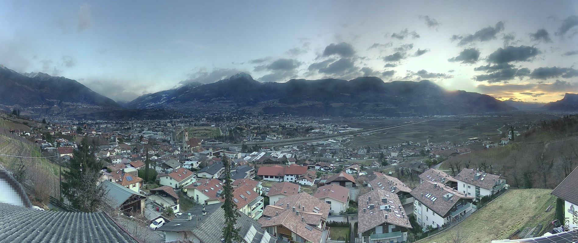 Archiv Foto Webcam Marling - Panorama