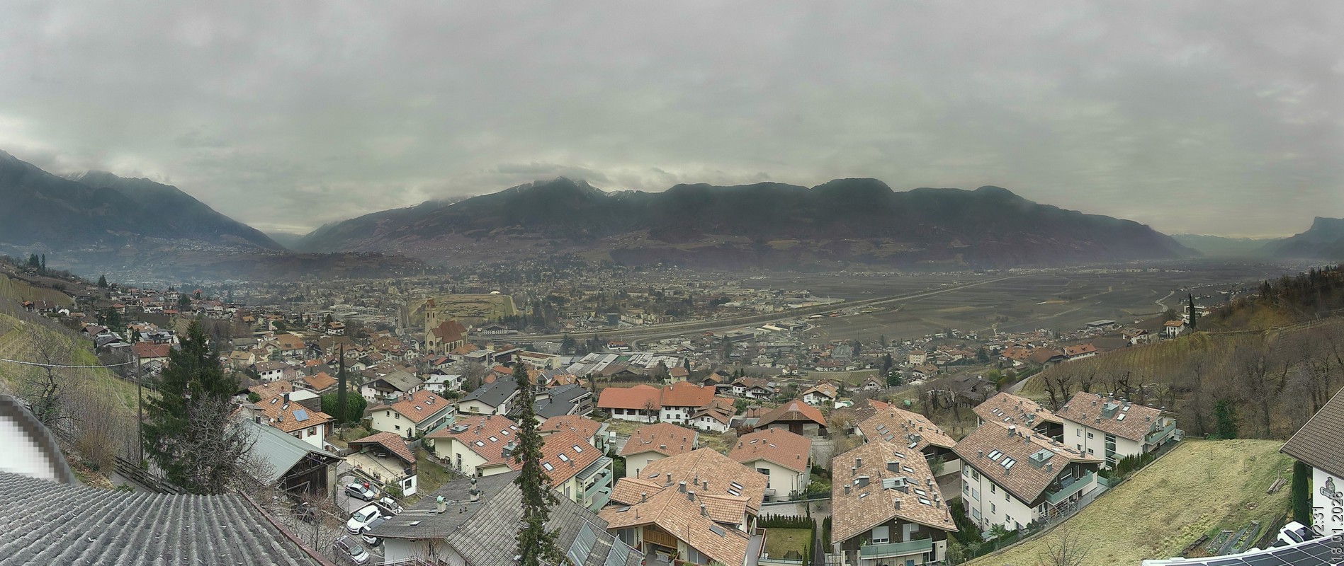 Archiv Foto Webcam Marling - Panorama
