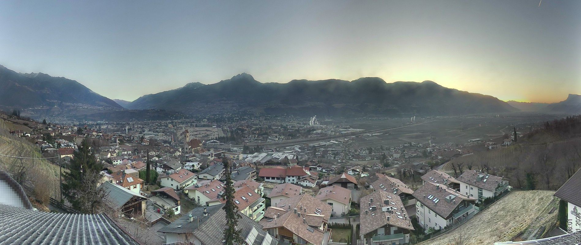 Archiv Foto Webcam Marling - Panorama