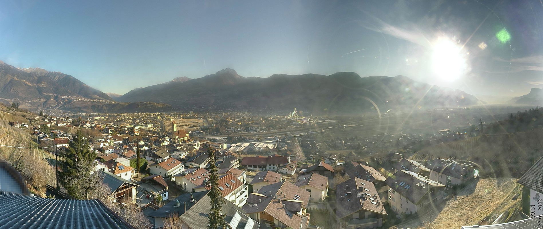 Archiv Foto Webcam Marling - Panorama