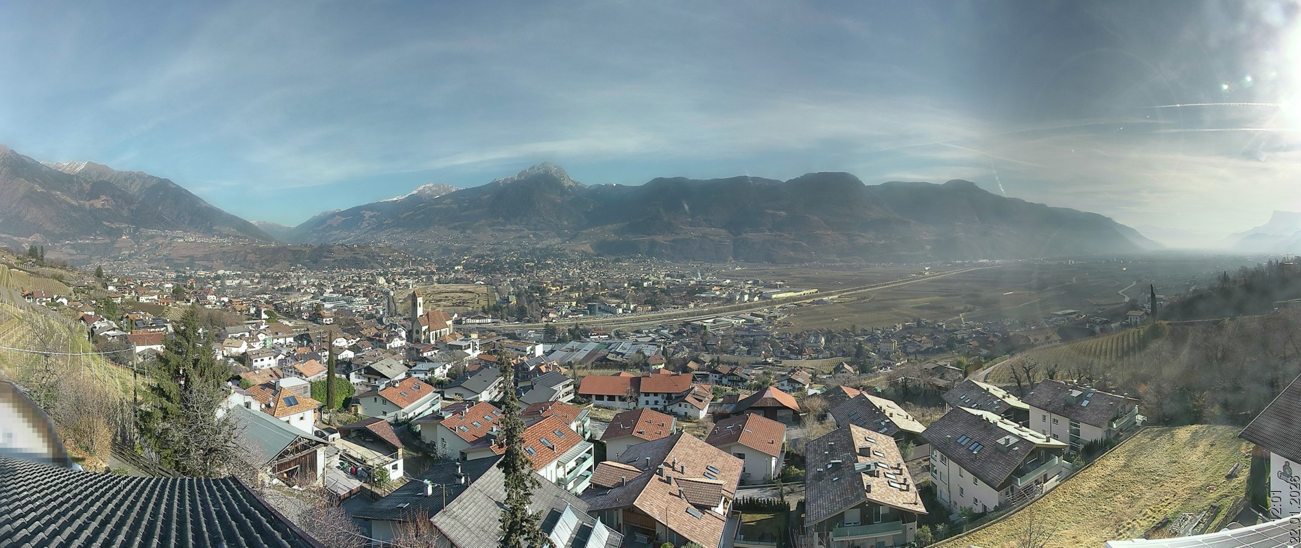 Archiv Foto Webcam Marling - Panorama