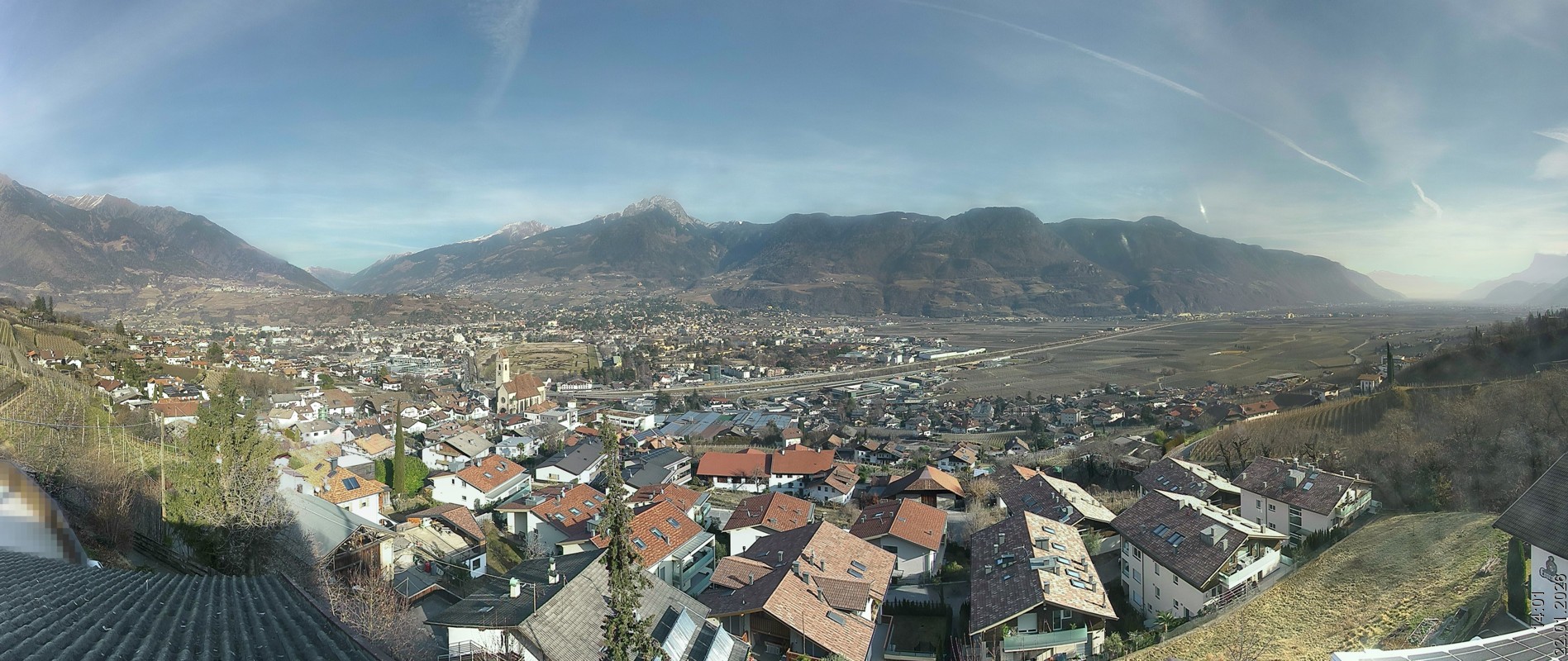 Archiv Foto Webcam Marling - Panorama