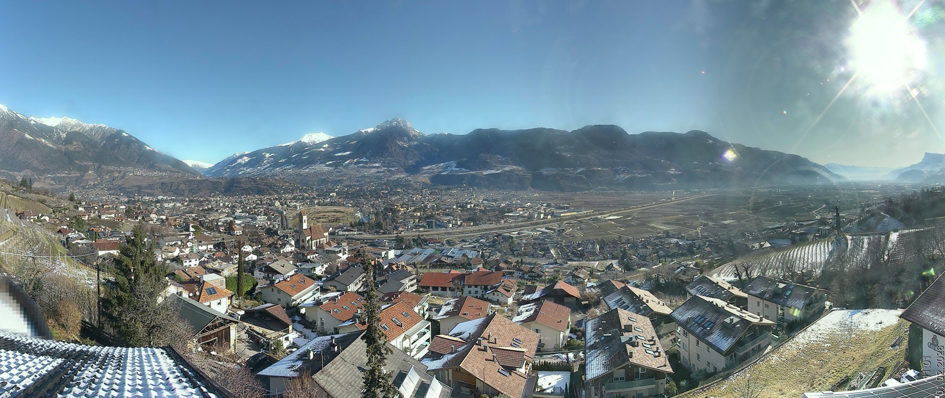 Archiv Foto Webcam Marling - Panorama