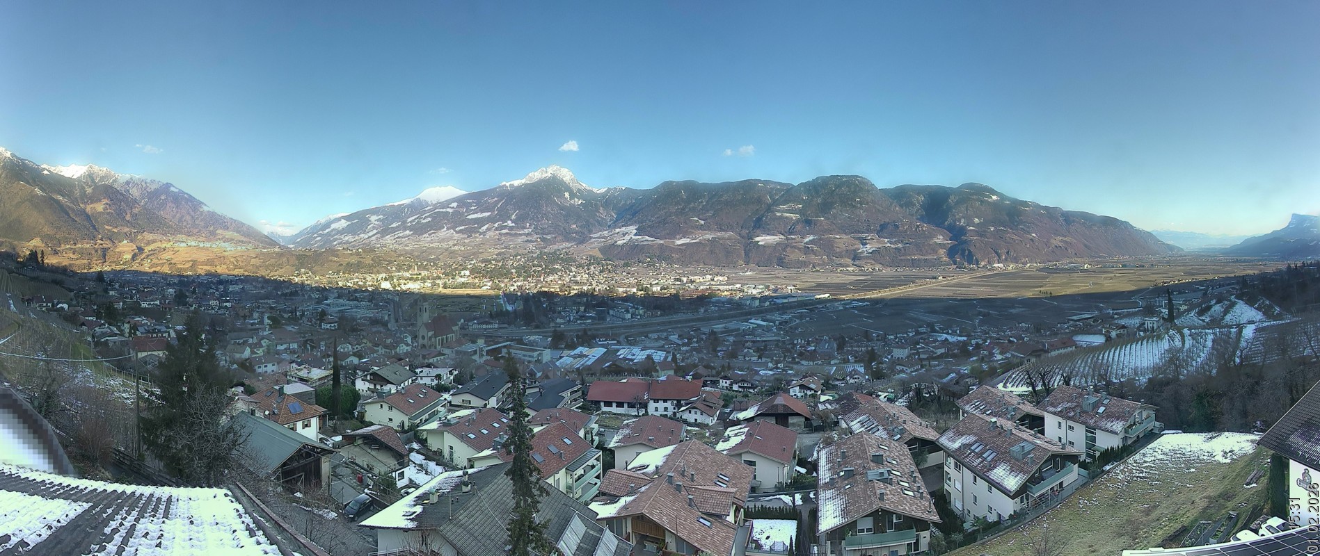 Archiv Foto Webcam Marling - Panorama