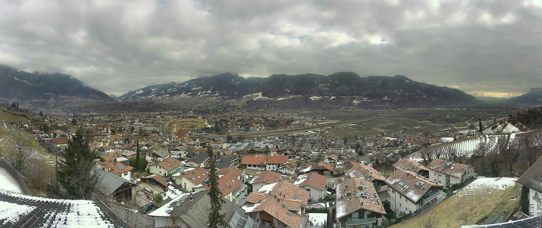 Archiv Foto Webcam Marling - Panorama