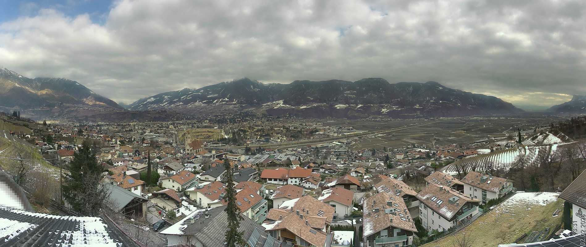 Archiv Foto Webcam Marling - Panorama