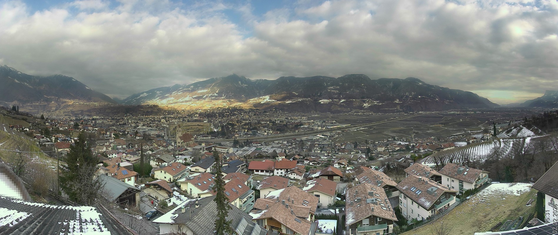 Archiv Foto Webcam Marling - Panorama