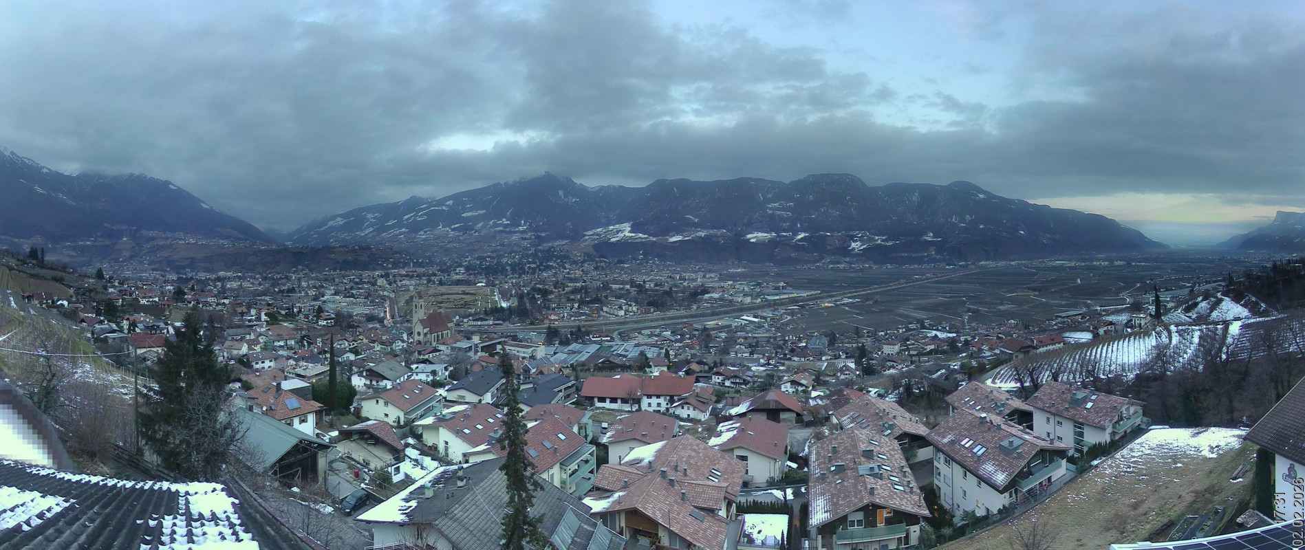 Archiv Foto Webcam Marling - Panorama