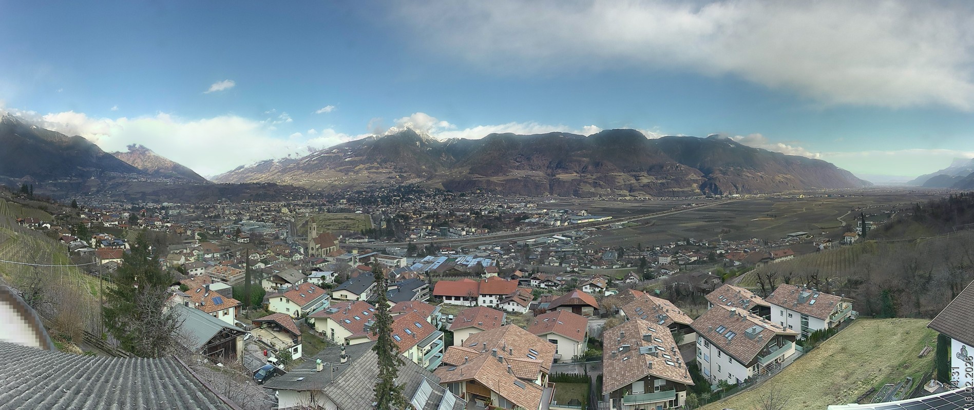 Archiv Foto Webcam Marling - Panorama