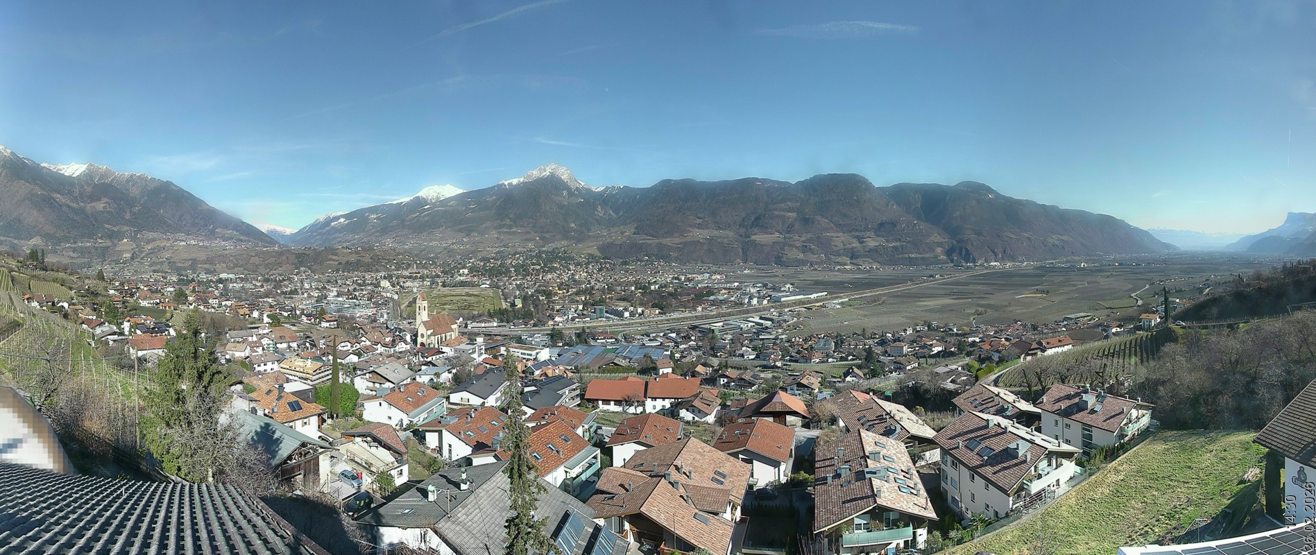 Archived image Webcam Marling - South Tyrol