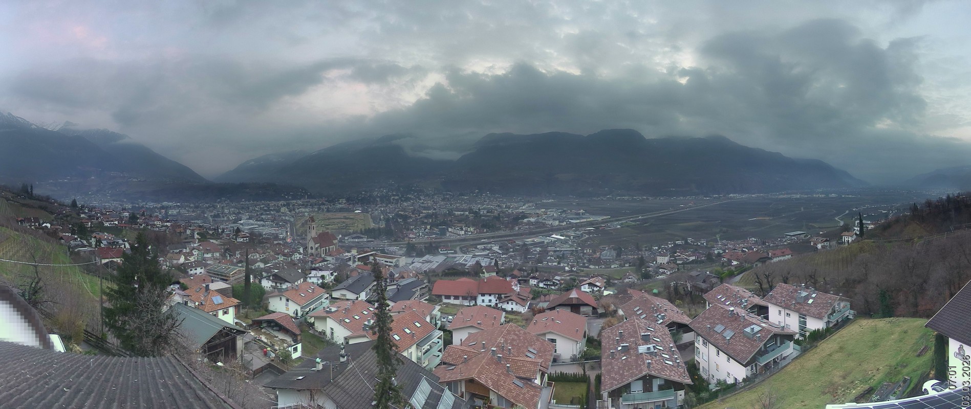 Archiv Foto Webcam Marling - Panorama