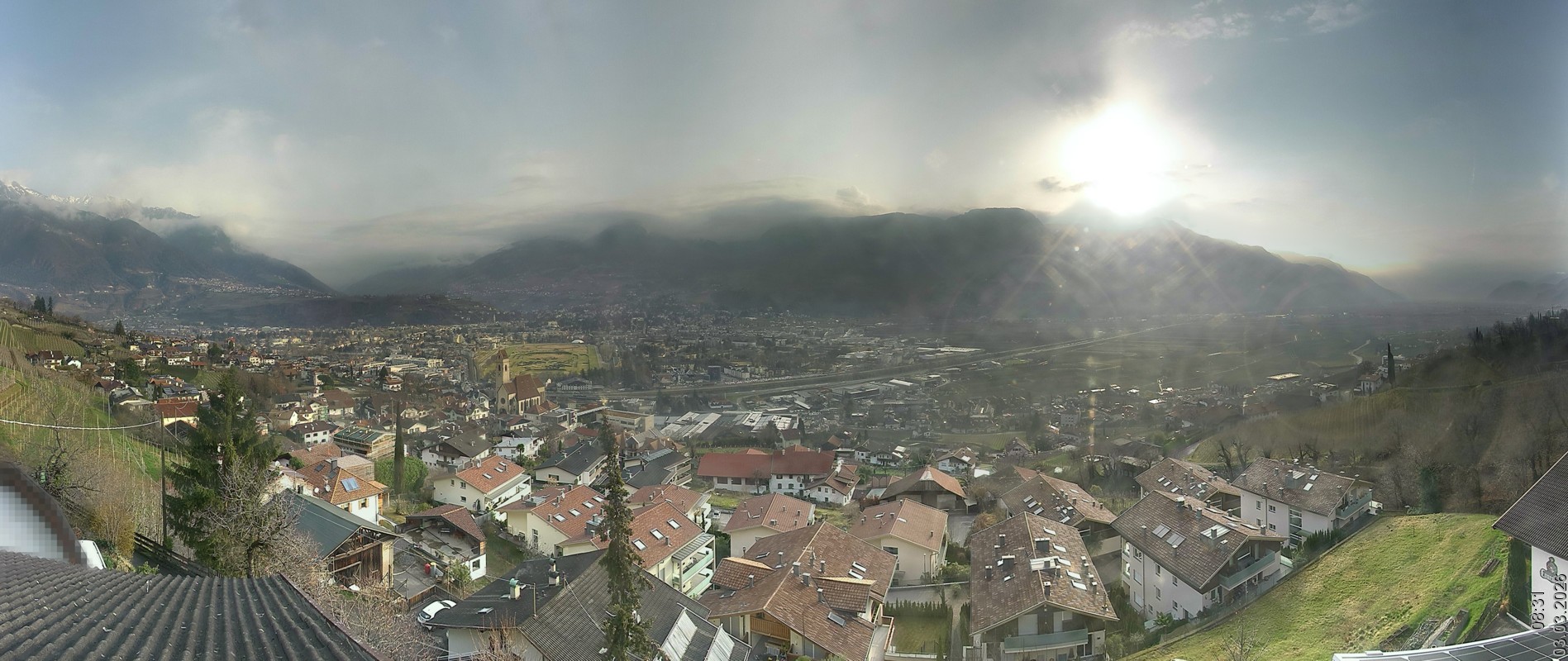 Archiv Foto Webcam Marling - Panorama