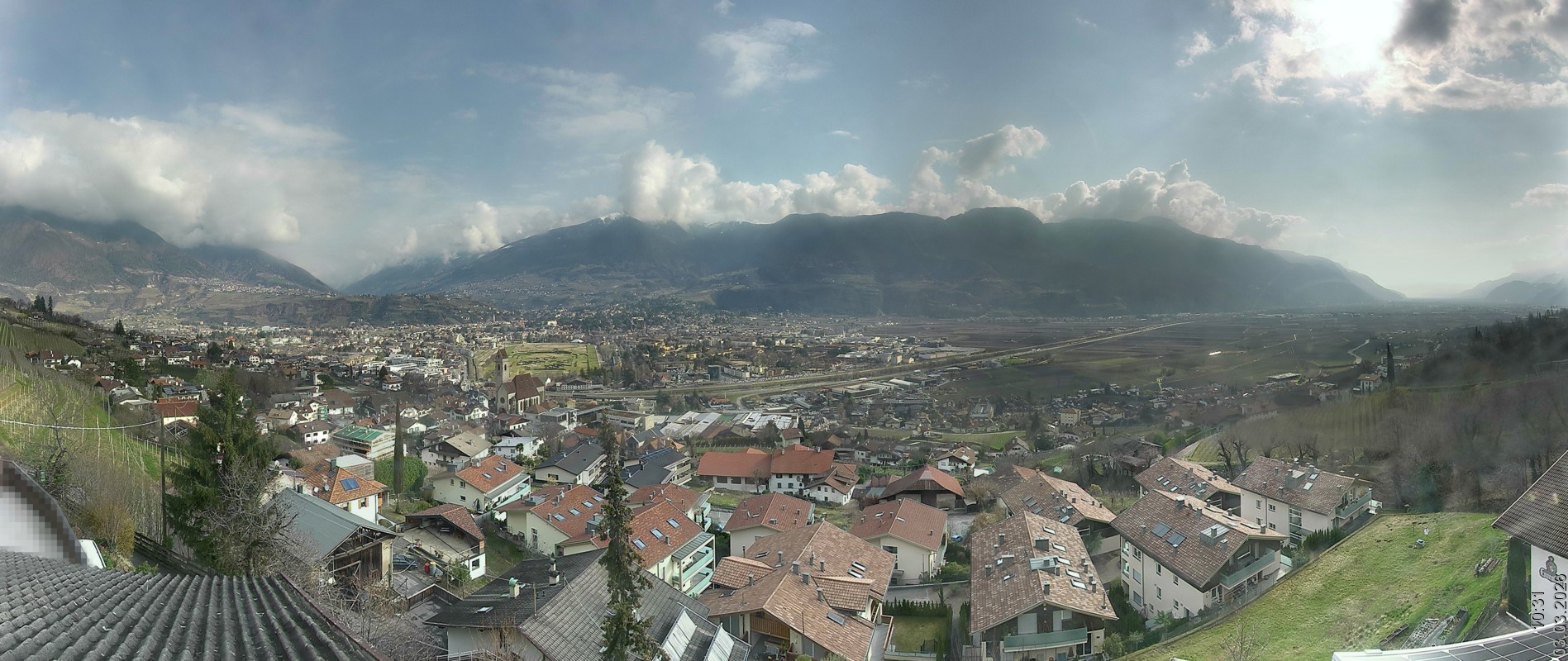 Archiv Foto Webcam Marling - Panorama