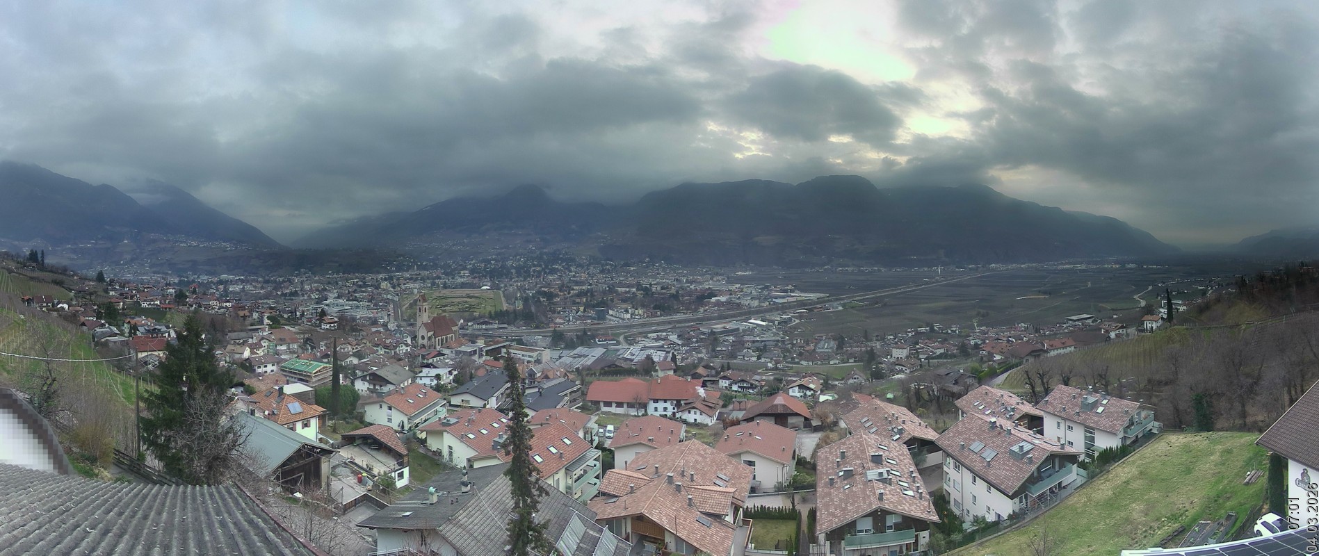 Archiv Foto Webcam Marling - Panorama