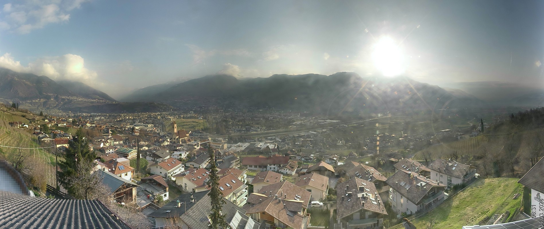 Archiv Foto Webcam Marling - Panorama